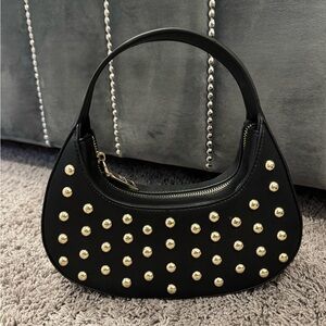 Black Studded Bag
